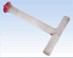 Liquid aluminum degassing rod